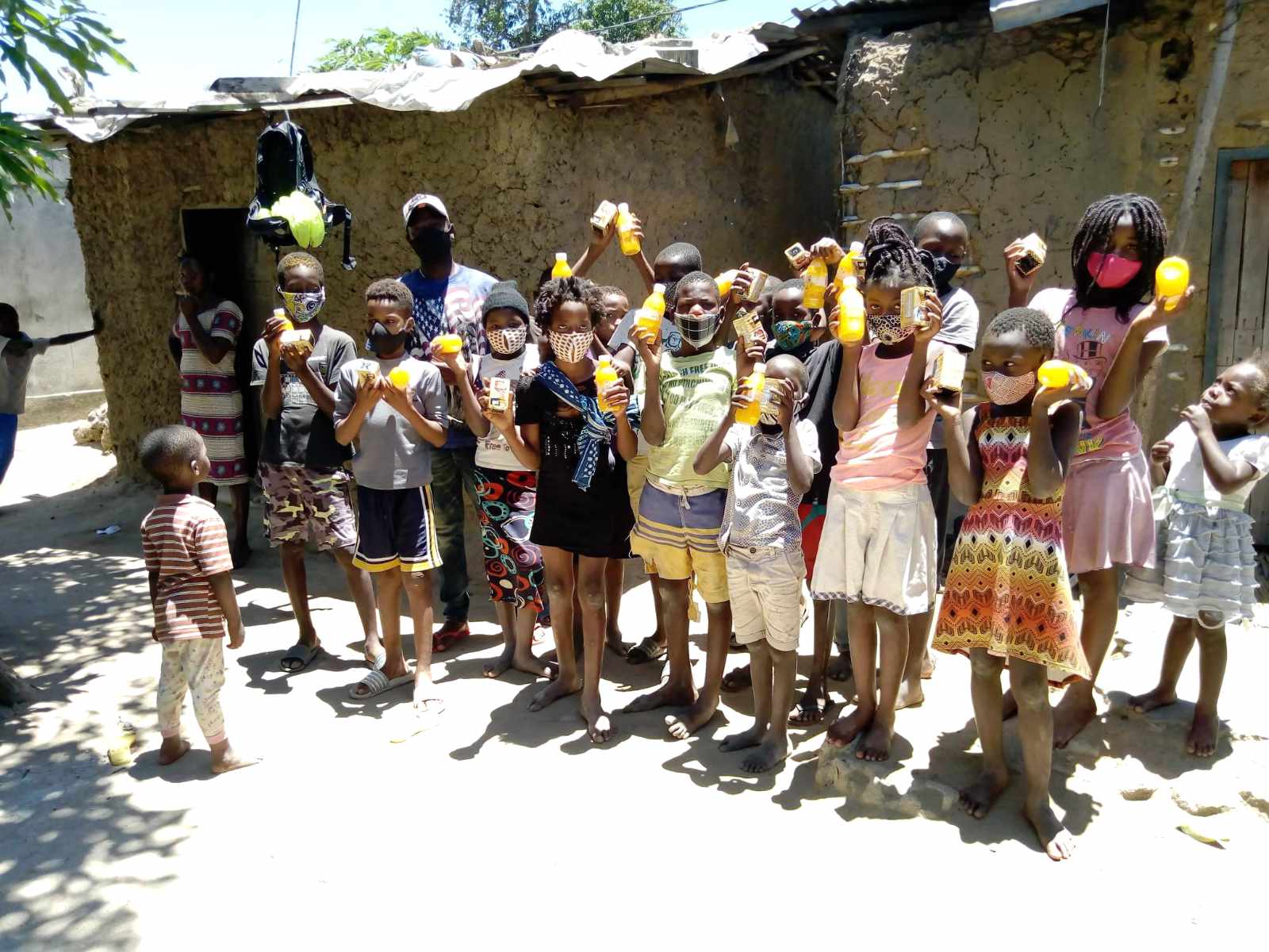 A smaller group of children at an early Hope of a Nation Children's Ministry gathering in the program's earliest days.